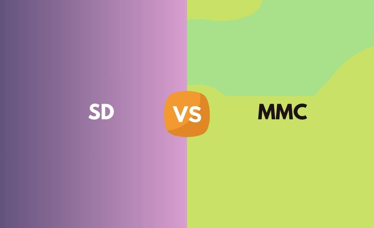 Difference Between SD and MMC