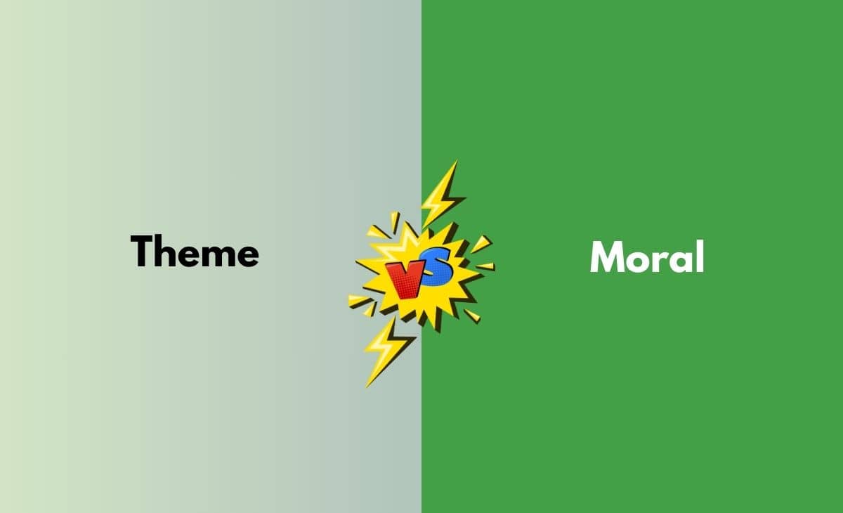 Difference Between Theme and Moral