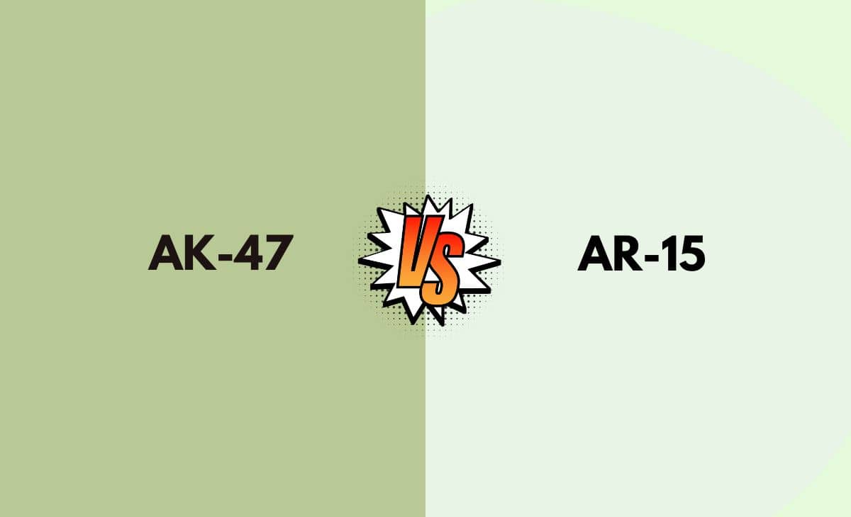 Difference Between AK-47 and AR-15