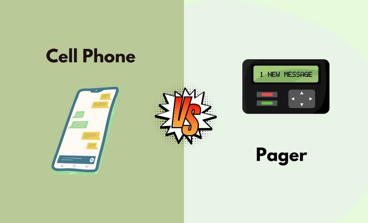 Difference Between Cell Phone and Pager