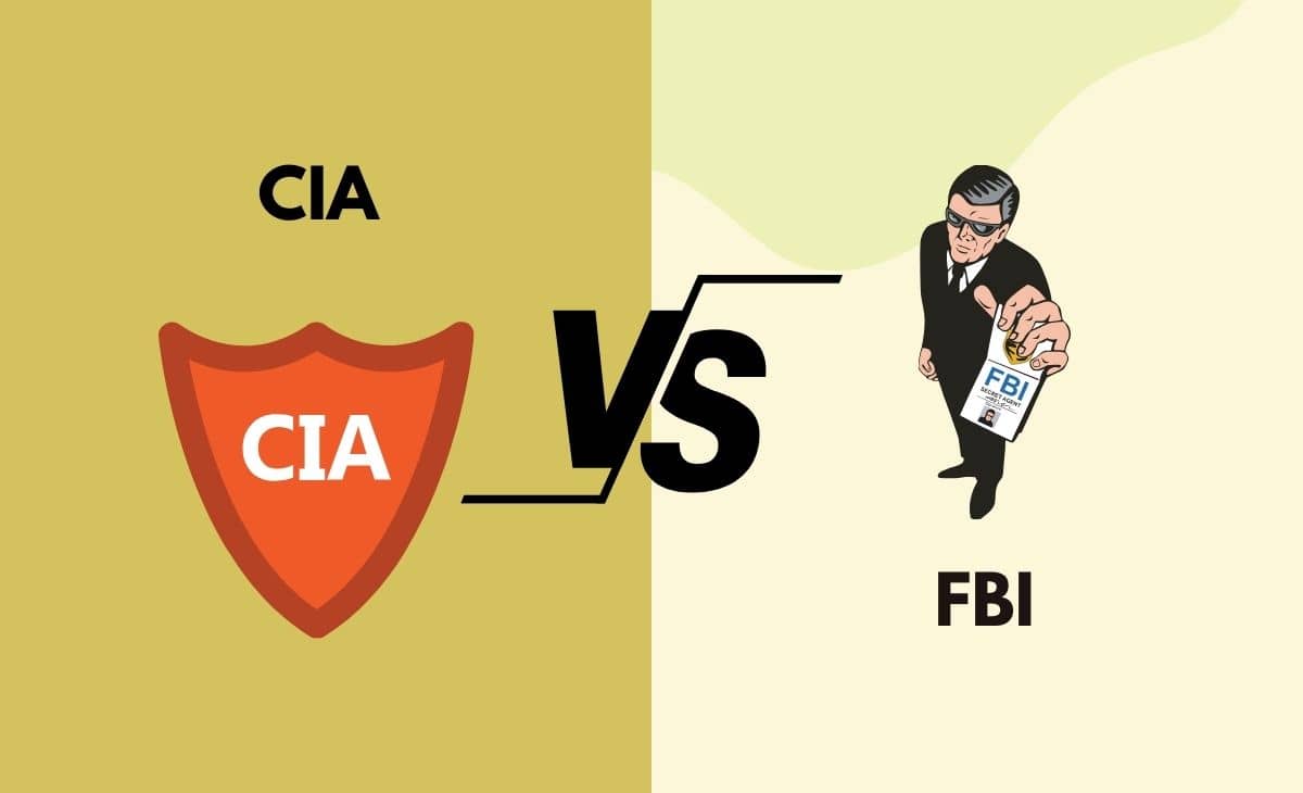 Difference Between CIA and FBI