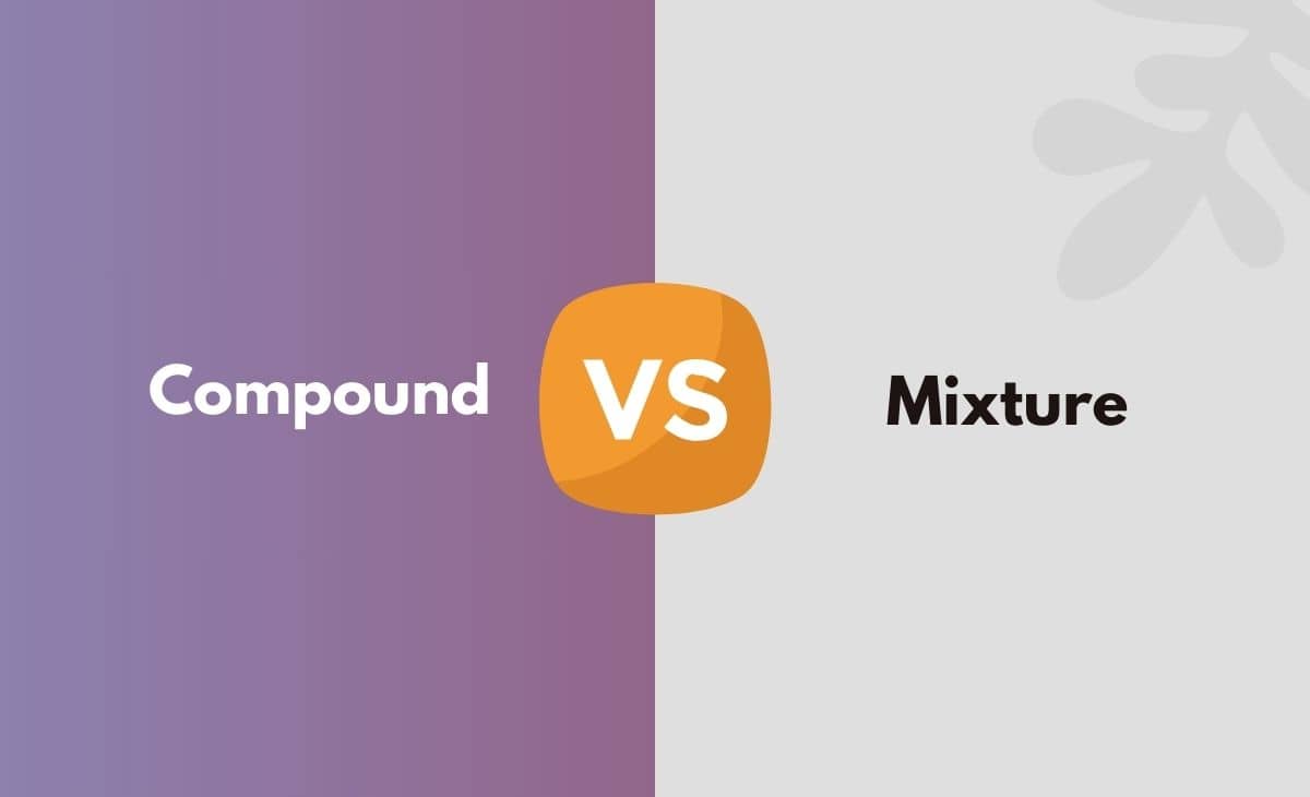 Difference Between Compound and Mixture