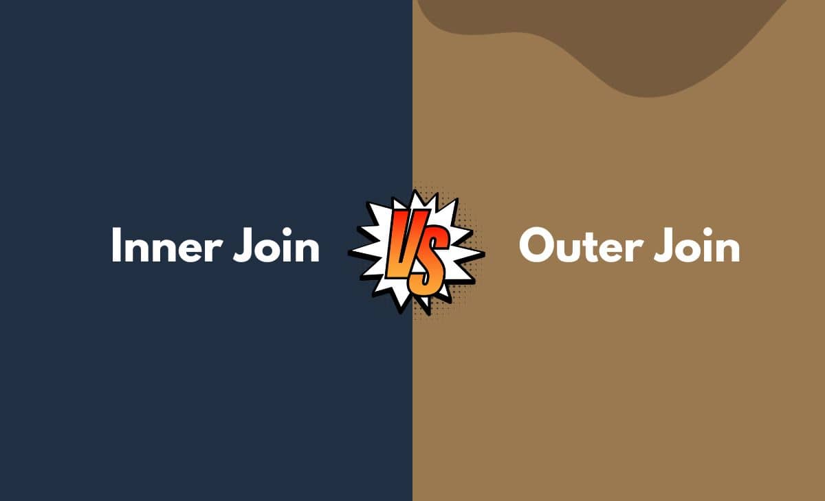 Difference Between Inner Join and Outer Join