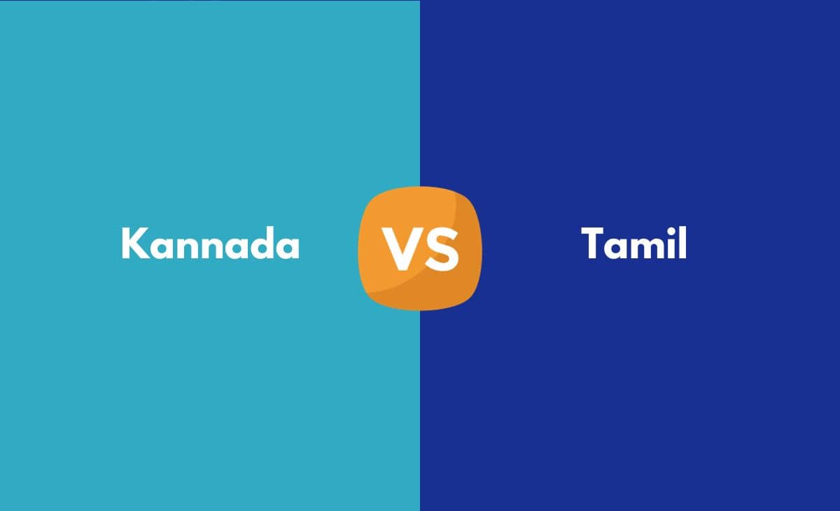 Difference Between Kannada and Tamil
