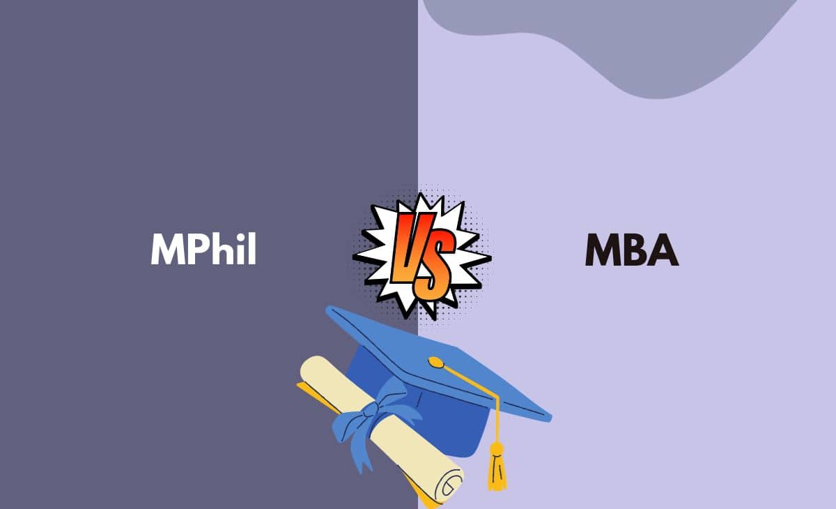 Difference Between MPhil and MBA