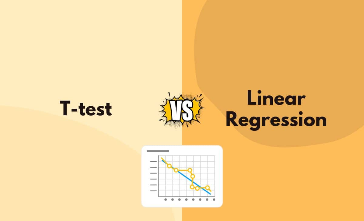 Difference Between T-test and Linear Regression