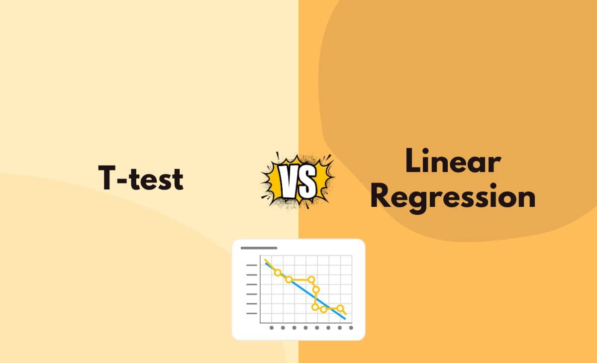 T test Vs Linear Regression What s The Difference With Table 