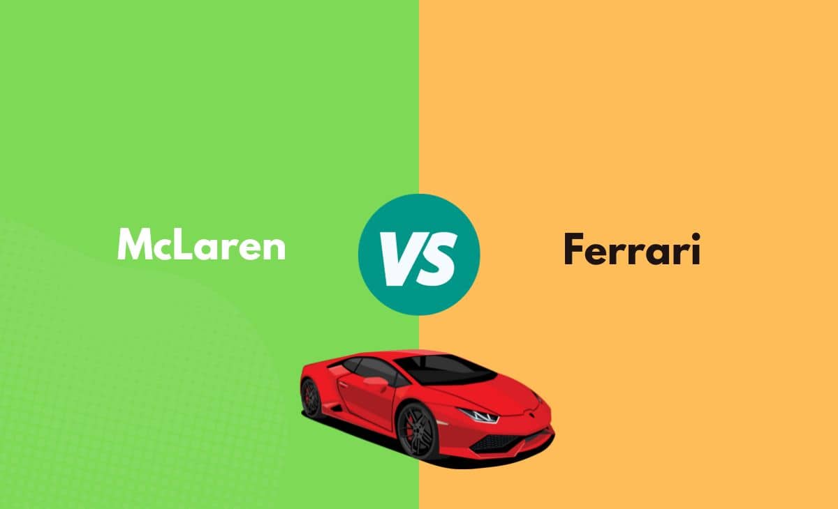 Difference Between McLaren and Ferrari in Formula 1